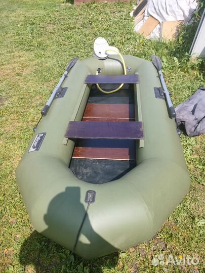 Надувная лодка пвх бу двухместная