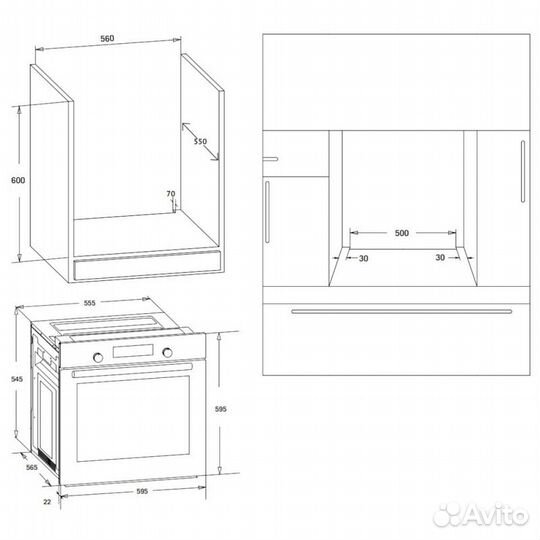 Духовой шкаф Korting OKB 370 CMB