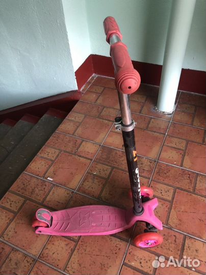 Самокат детский трехколесный бу