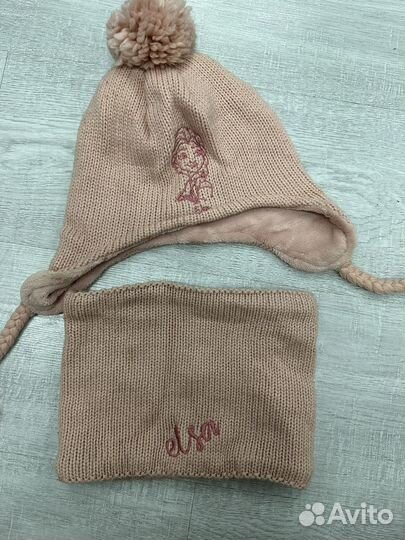 Шапка и снуд детские