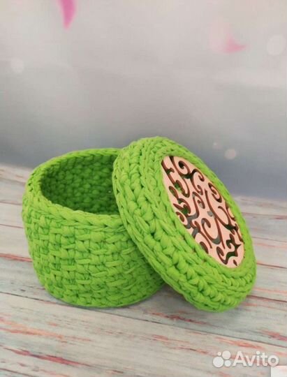 Трикотажные корзинки