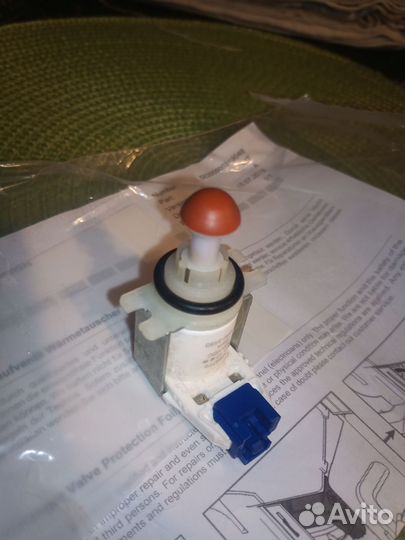 Сливной клапан теплообменника посудомоечной машины