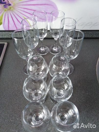 Фужеры, бокалы