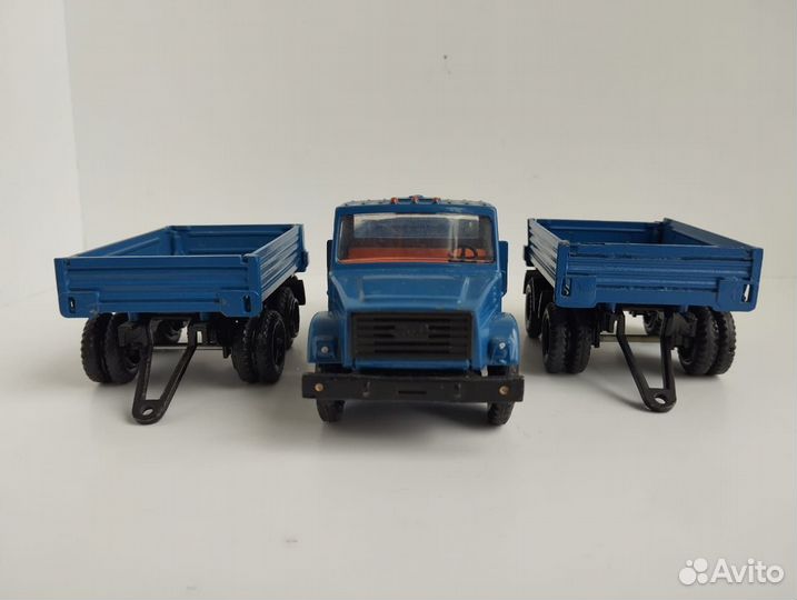 ЗИЛ-4331 с прицепом модель автомобиля 1:43 СССР