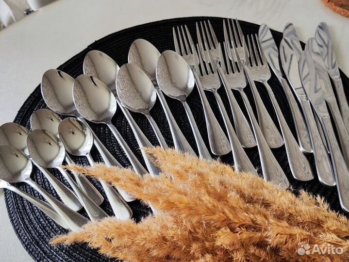 Набор столовых приборов 24 предмета Новый