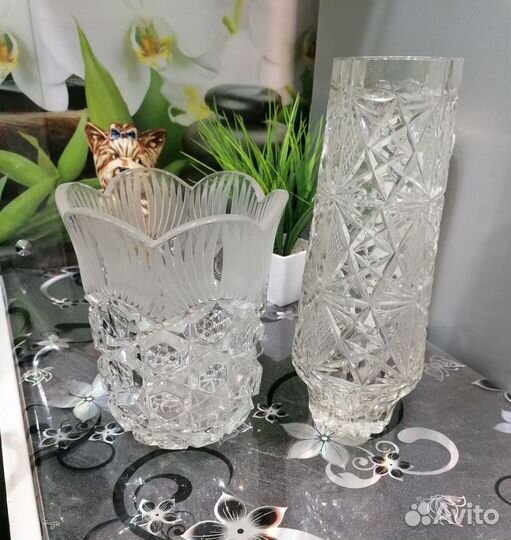 Хрустальная ваза