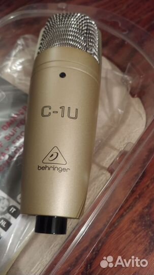 Микрофон студийный behringer c1u