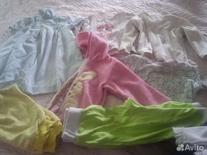Вещи пакетом на девочку 1 год