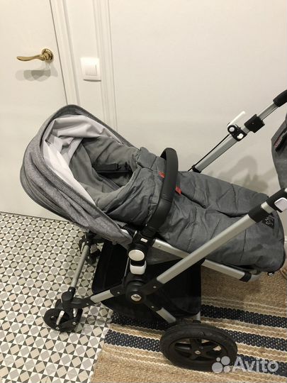 Коляска 2 в 1 bugaboo cameleon 3 melange grey