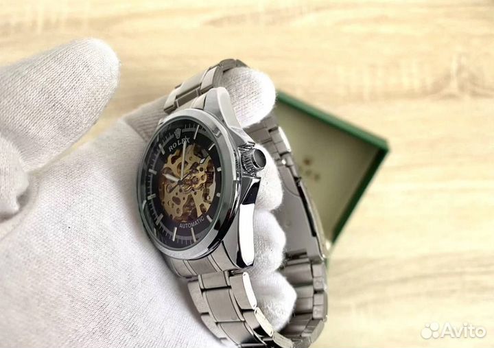 Часы Rolex механические скелетоны