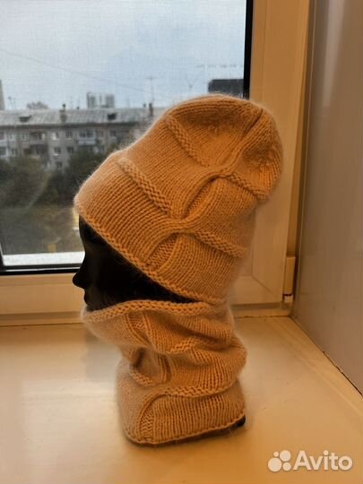 Шапка бини и снуд 52-54