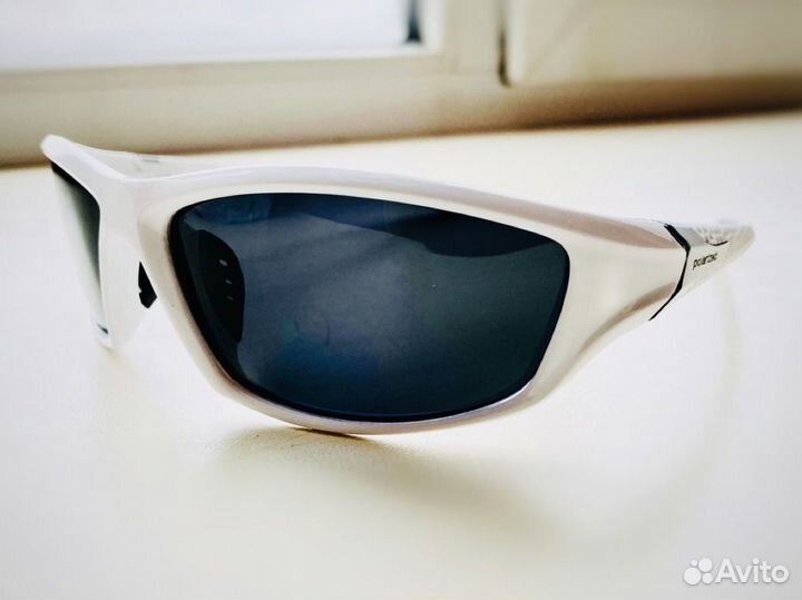 Спортивные поляризационные очки белые