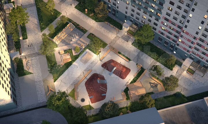 3-к. квартира, 63,5 м², 12/23 эт.