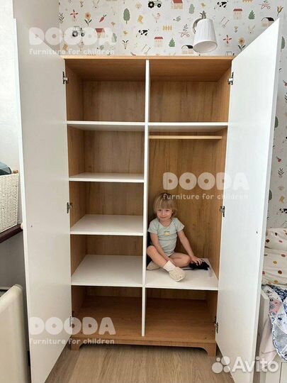 Шкаф детский Tofu без ящиков разивающая мебель