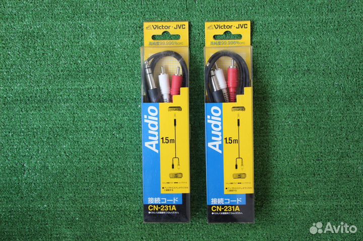 JVC 1Jack-2RCA кабель, Япония