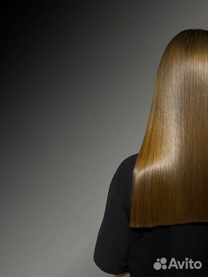 Кератиновое выпрямление волос