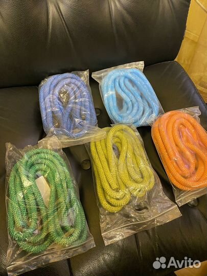 Скакалки гимнастические с люрексом