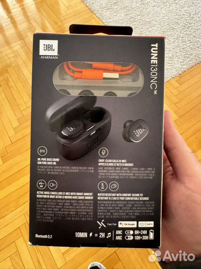 Наушники True Wireless JBL Tune 130NC Black