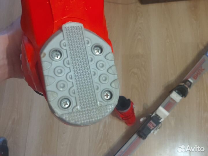 Комплект горные лыжи + ботинки детские