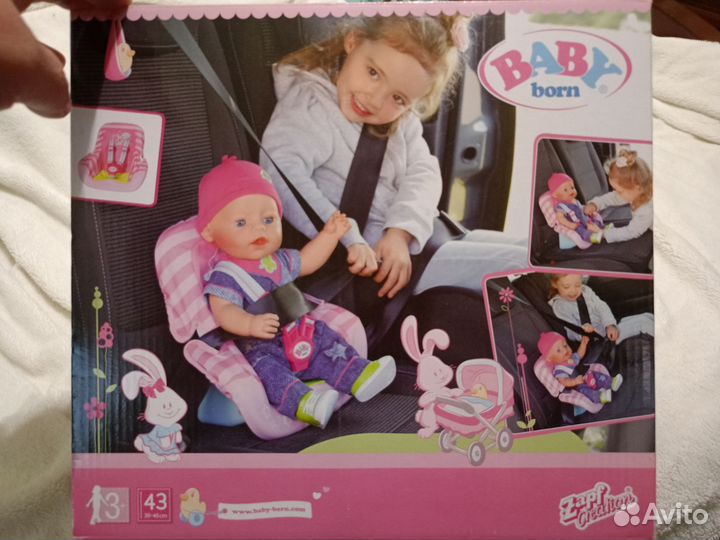 Zapf Creation Baby Born сиденье для авто