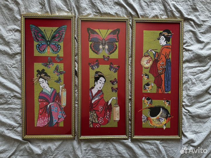 Картина вышитая крестом