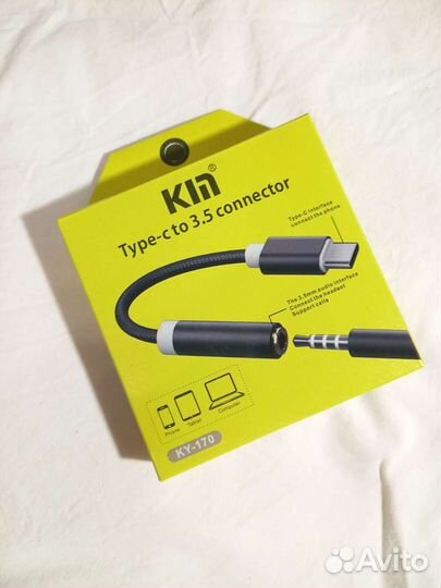Переходник с type-c на jack 3.5