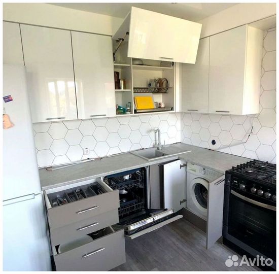 Кухонный гарнитур на заказ. Долговечные материалы