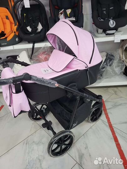 Коляска 2 в 1 эко кожа