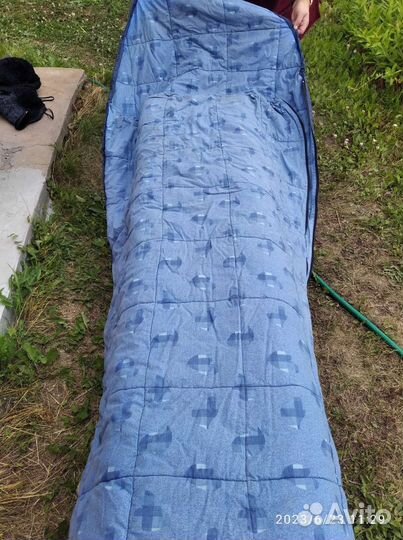 Спальный мешок внутри из шерсти