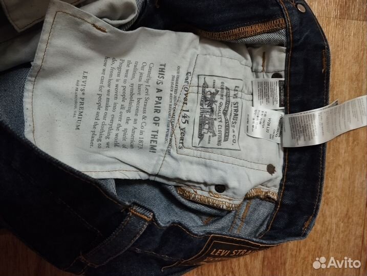 Джинсы мужские levis 511 W28 L32