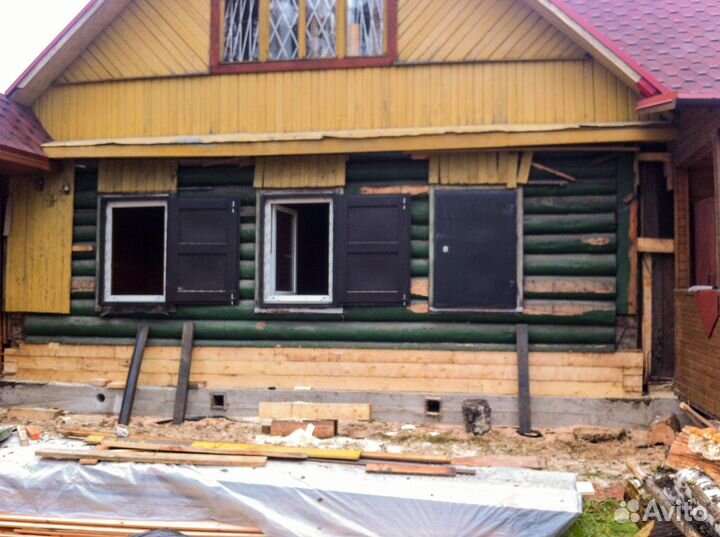 Подъёмы домов замена венцов