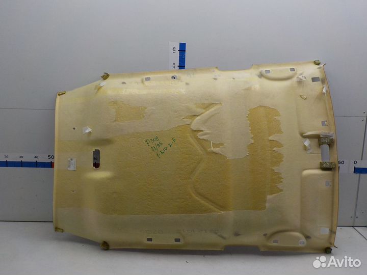 Обшивка потолка на Peugeot 308