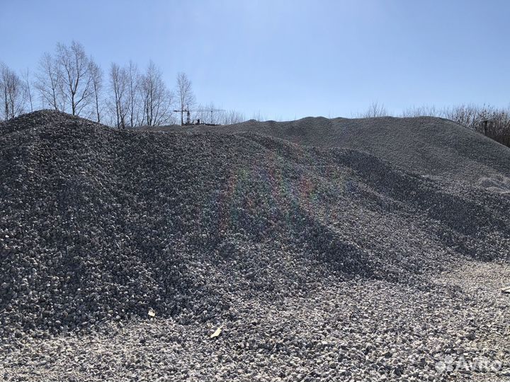 Щебень гравий сыпучие доставим на объект