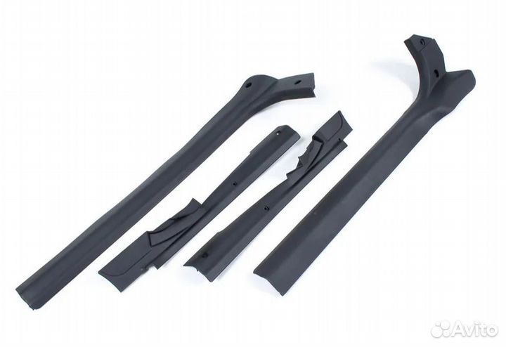 Облицовки порогов на Лада Приора, 2170, 2171, 2172