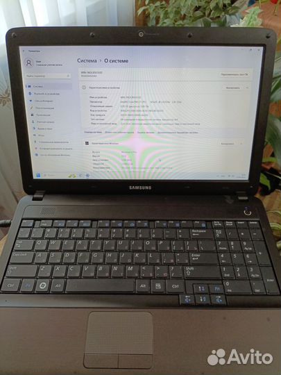 Ноутбук samsung R540