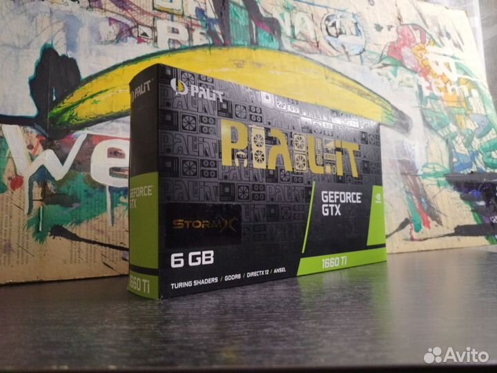 Видеокарта Palit 1660 ti 6 gb