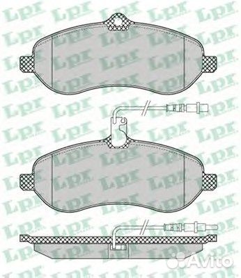 Колодки тормозные дисковые передн citron jumpy 07 - jumpy фургон 07 - fiat scudo 07 - scudo c бортов