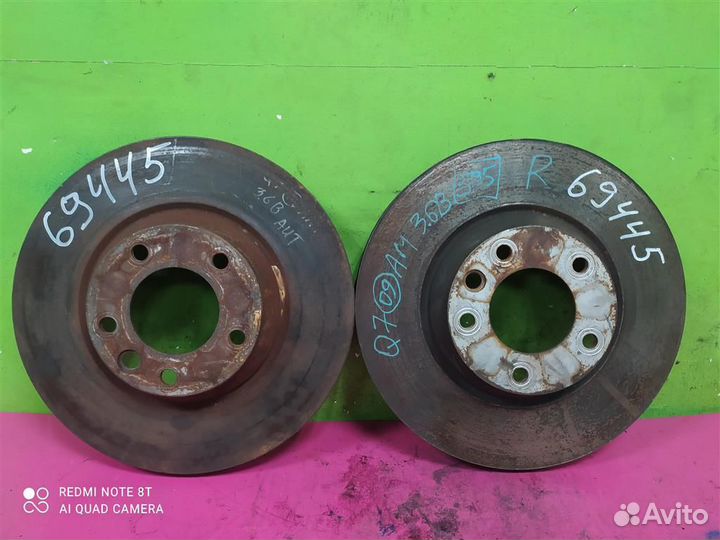 Тормозные диски Audi Q7 Touareg 1 Cayenne 3,6 4,2