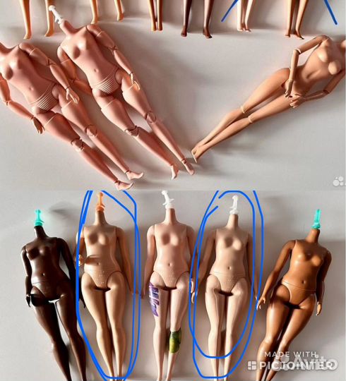 Тела головы барби для доставки