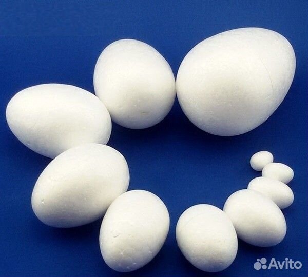 Яйцо из пенопласта. высота - 120 мм
