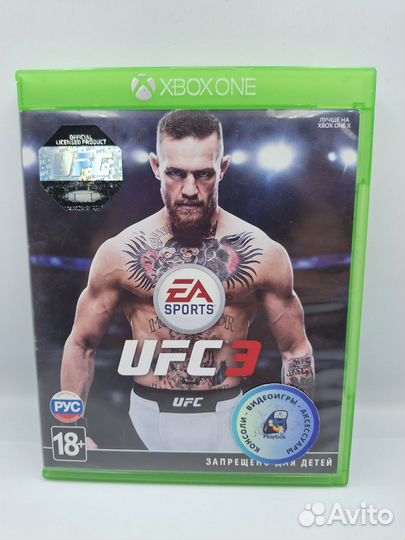 UFC 3 xbox one (б/у, рус.суб.)