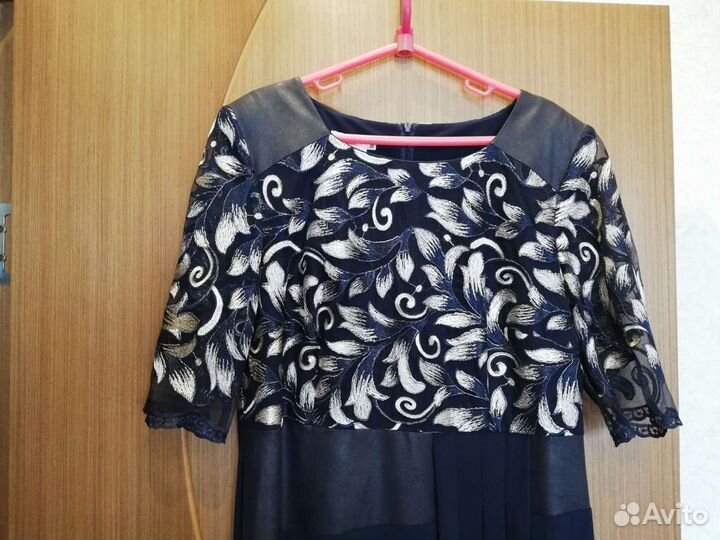 Вечернее платье 50 размер в пол