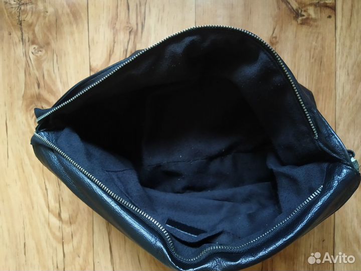 Клатч натуральная кожа 20*34