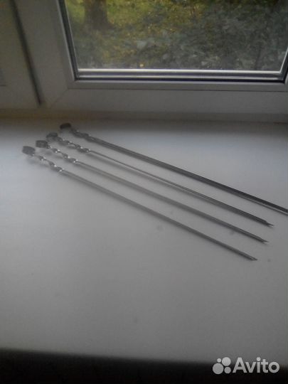 Шампуры из нержавейки 4 шт. СССР