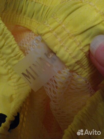 Шорты новые 110-116см плавательные жёлтые мальчику