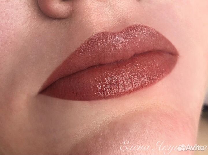 Напыление и растушевка бровей, татуаж век и губ