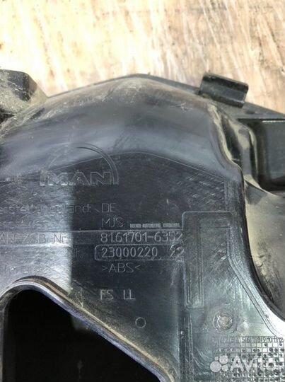 Накладка панели Man Tgx 4*2 2017