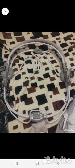 Шезлонг детский с вибрацией