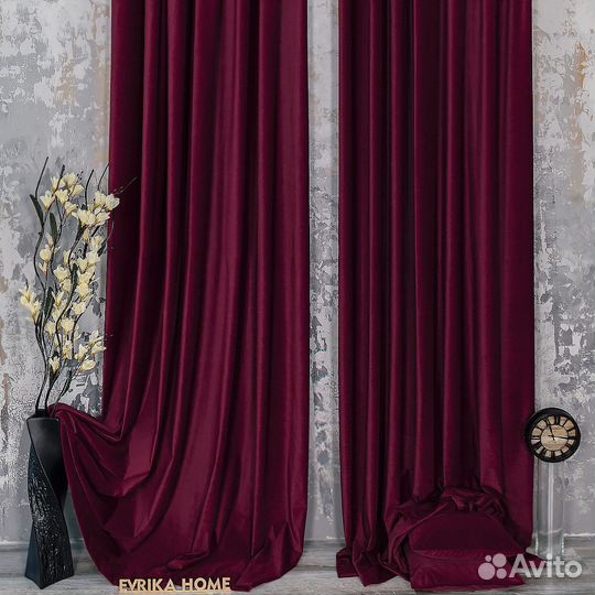 Шторы бархат Богема