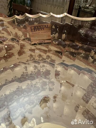 Ваза для фруктов на ножке Италия Cevik